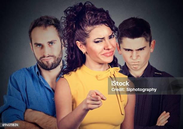 Angry Mean People Stock Photo - Download Image Now - Friendship, Judgement, Arrogance