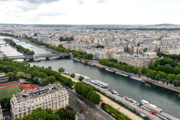 istock Panoramic cityscape of Paris 694515516