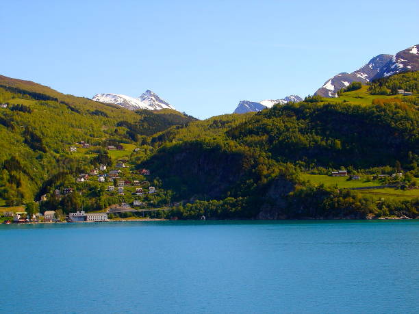 istock Hellesylt from Norway impressive Geiranger Fjord by Ferry, Norwegian dramatic landscape, Scandinavia – Nordic Countries 694515518