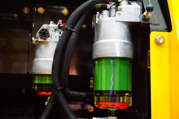 istock Hydraulic oil Fuel Filter 694517800