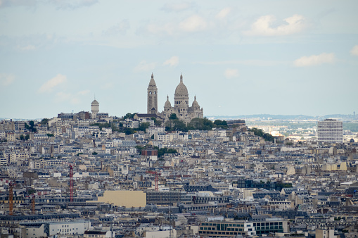 Panoramic cityscape of Paris