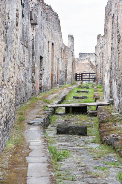 istock Ancient street in Pompeii 694518502