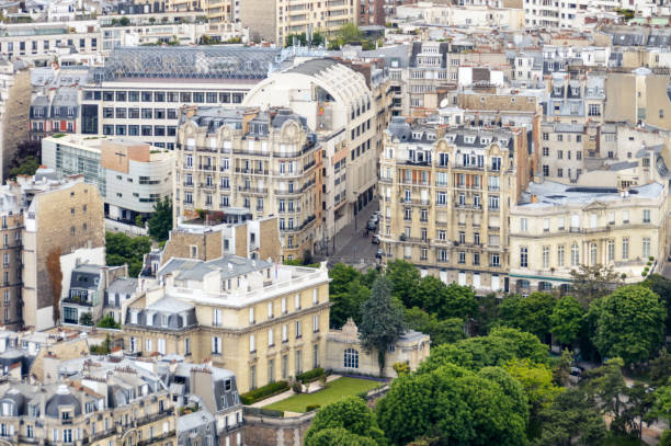 istock Aerial view of Paris 694520846