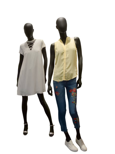 istock Two full-length female mannequins. 694532756