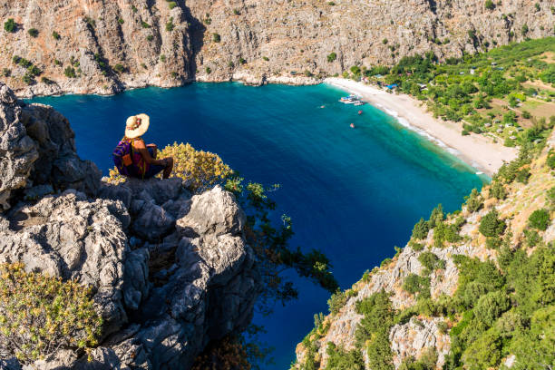 istock Butterfly valley from Oludeniz. Fethiye / Turkey. 694546066