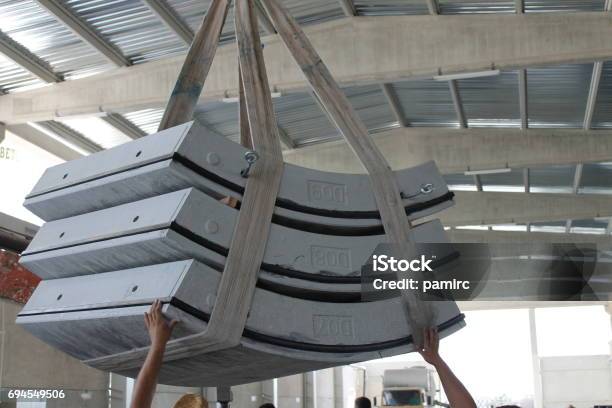 Tunnel Segmets Stock Photo - Download Image Now - Tunnel Boring Machine, Concrete, Manufacturing