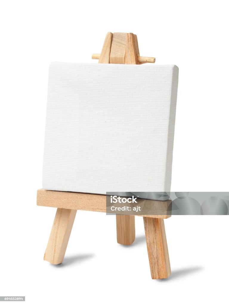 Small Easel And Canvas Stock Photo - Download Image Now - Art