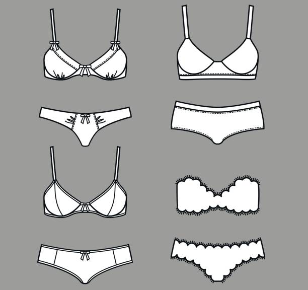 3,400+ Drawing Of Bra Stock Illustrations, Royalty-Free Vector