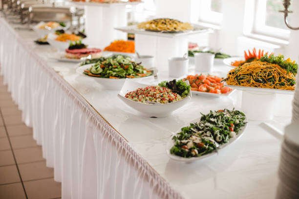 istock catering food for wedding 694566188