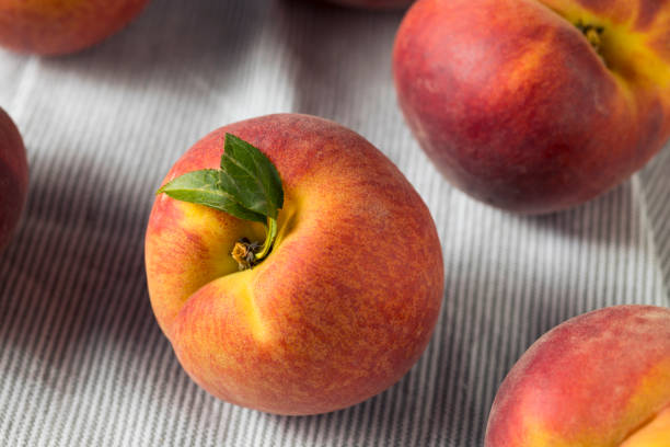 istock Raw Ripe Organic Yellow Peaches 694566306