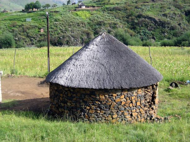 istock Typical local hut in rural Lesotho 694601226