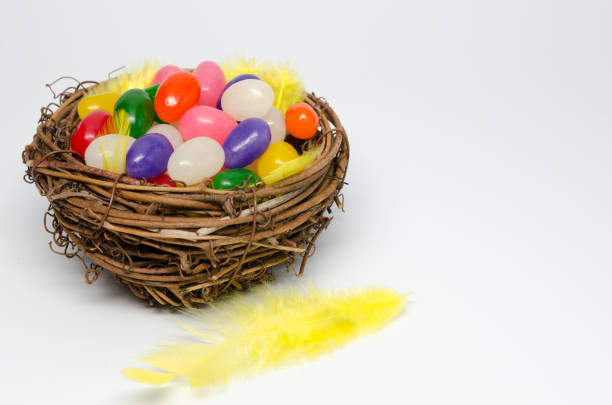 istock Nest With Jelly Beans 694602022