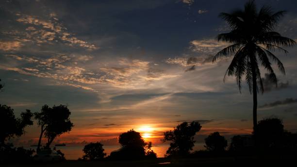 istock Sky play at sunset, Fishing Base, Saipan 694611766
