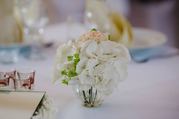 istock wedding decoration flowers wall 694616038