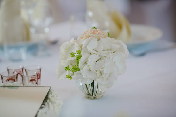 istock wedding decoration flowers wall 694616180