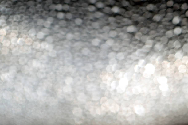 istock Abstract blur of water drops on plastic. 694627454