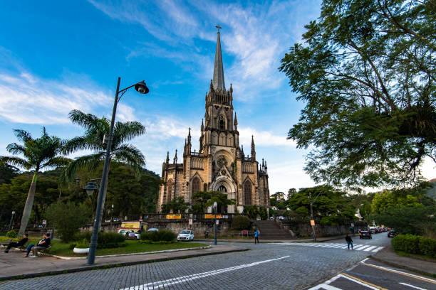 The Sao Pedro de Alcantara Cathedral stock photo