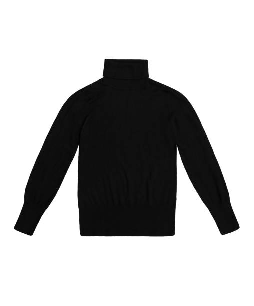 pullover dolcevita nero, isolato su sfondo bianco - cashmere winter fashion fashion industry foto e immagini stock
