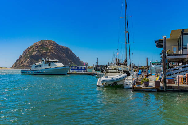istock Recreational boats and harbor at Morro Bay CA(P) 694686254