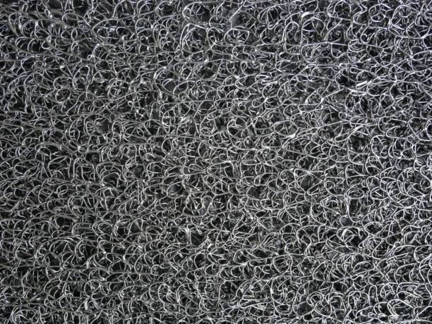 de cerca de fondo de textura de polvo de alfombras trampa - blue carpet rug fiber fotografías e imágenes de stock
