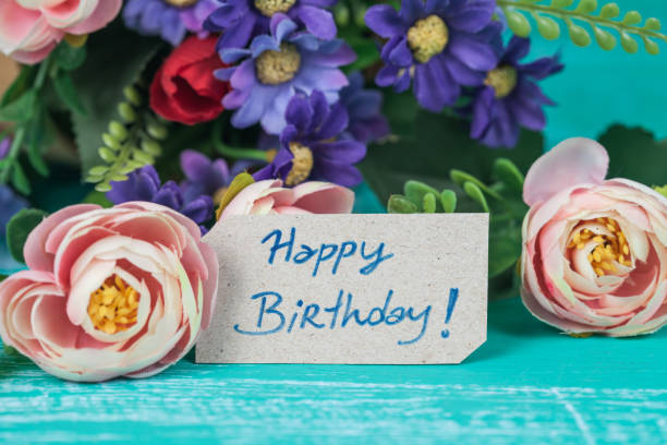istock Bouquet of flower with wording tag 694715032