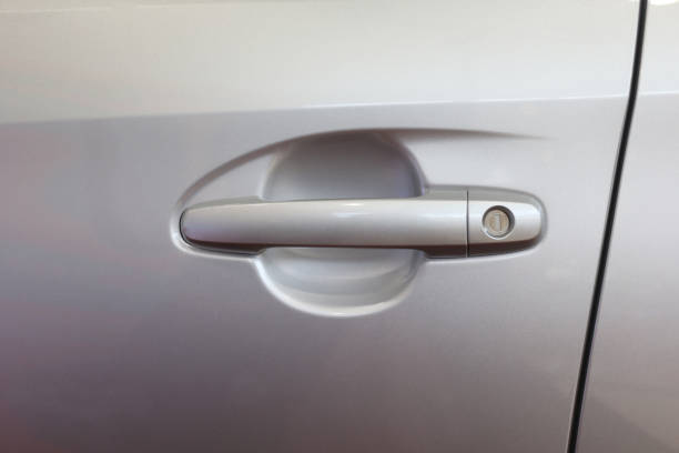 istock Handle for opening car doors equipment of vehicles. 694719536