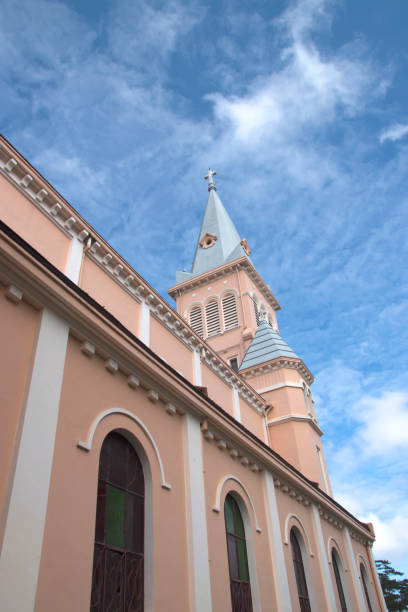 istock Dalat cathedral in Dalat, Vietnam 694743880