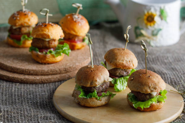istock Freshly delicious hamburgers 694746566