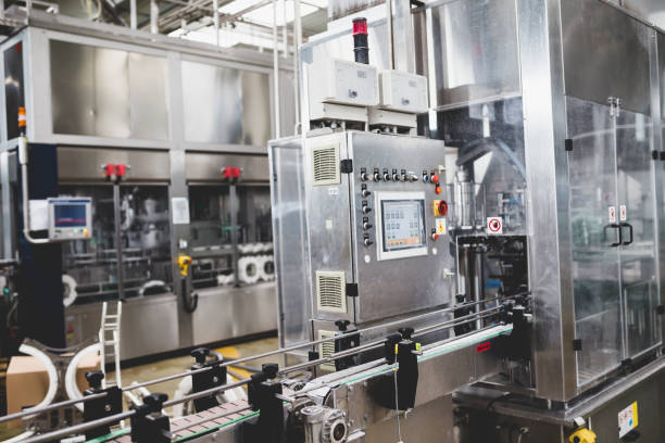 istock Water bottling factory 694747436