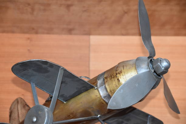 istock Model of an old airplane 694747448