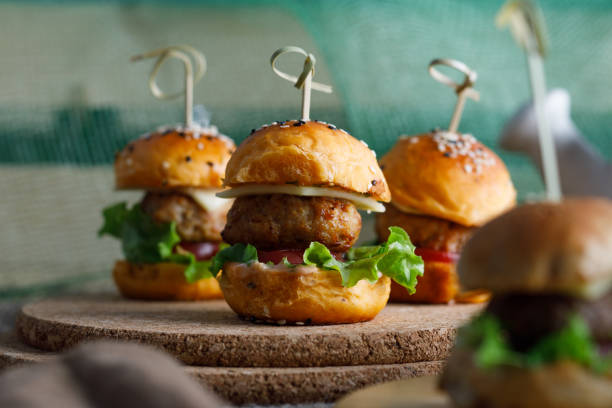 istock Freshly delicious hamburgers 694747736