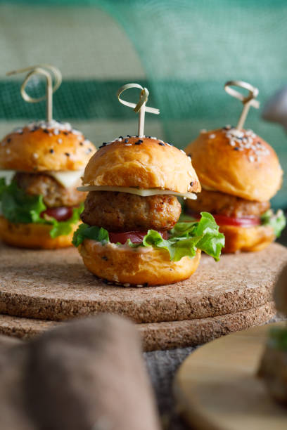 istock Freshly delicious hamburgers 694748194