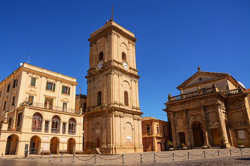 Town hall and cathedral of the city of Lanciano in Abruzzo