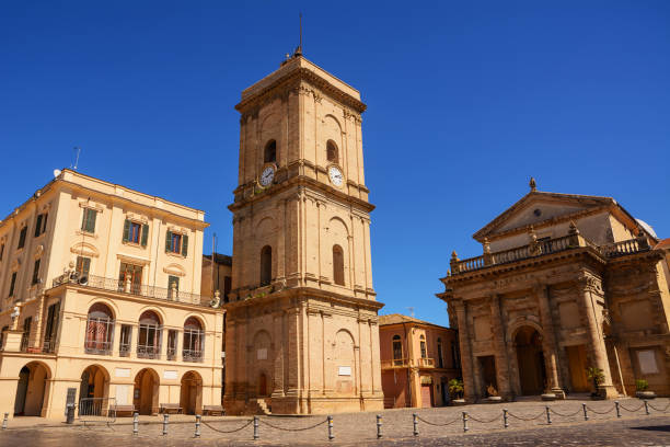 Town hall and cathedral of the city of Lanciano in Abruzzo Town hall and cathedral of the city of Lanciano in Abruzzo (Italy) chieti stock pictures, royalty-free photos & images