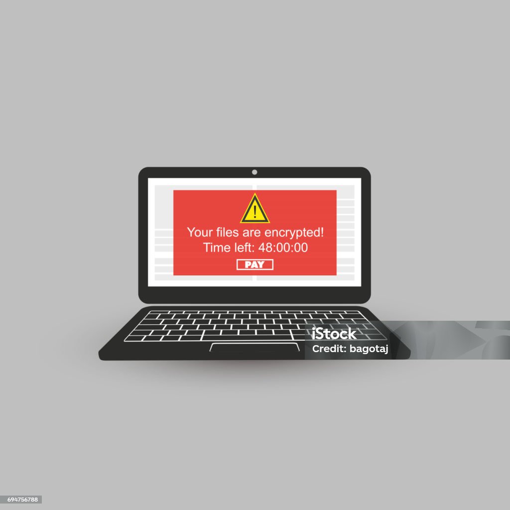 Computer Lockout Image Ransomware Infected Locked Device Encrypted Files Lost Documents Global Ransomware ...