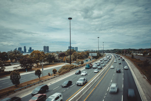 istock Major highway in Toronto, Canada 694764046