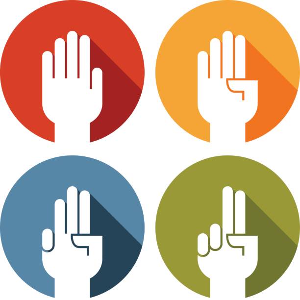 ilustraciones, imágenes clip art, dibujos animados e iconos de stock de gesto de mano - ícono religioso