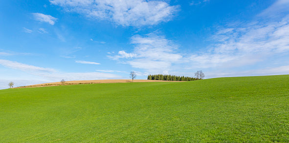 Panorama with beautiful Sky at Oberhenneborn /Germany