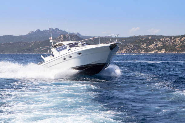 istock Luxury yacht in the sea 694782098