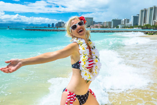 istock Freedom woman Honolulu 694796128