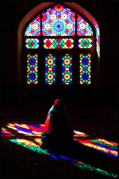 Muslim With Open Palms Praying