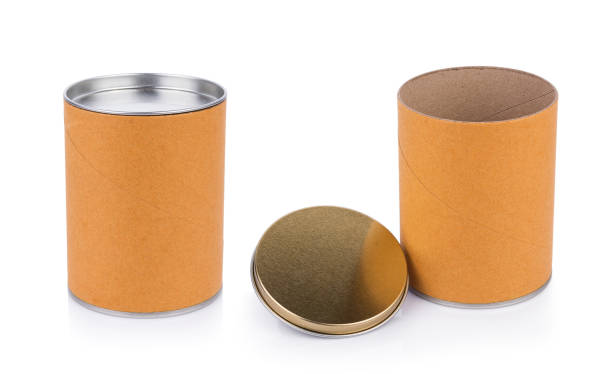 istock Blank Tincan Metal Tin Can on white background. canned 694808298