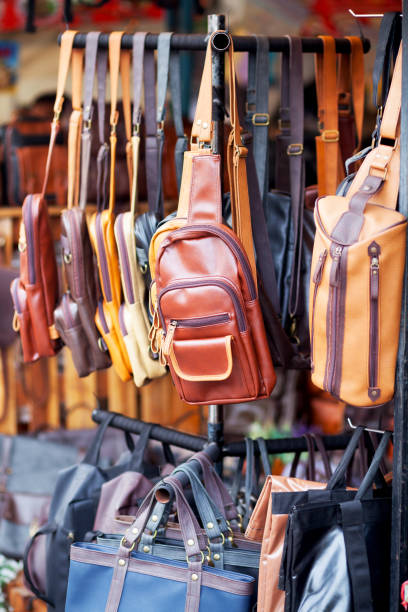 istock Leather backpacks and bags 694812248