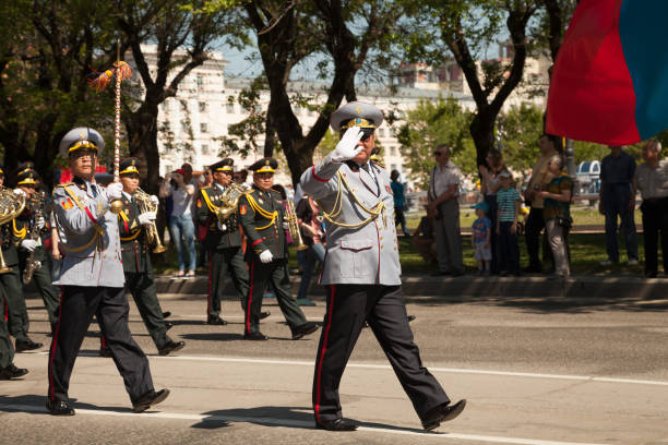 Khabarovsk, Russia - May 28, 2017:  IV international military music festival \
