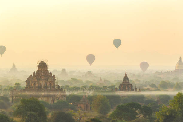 istock View of Temples of Bagan, Mandalay, Myanmar 694819012