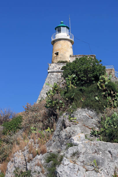 istock old lighthouse Corfu island Greece 694855624
