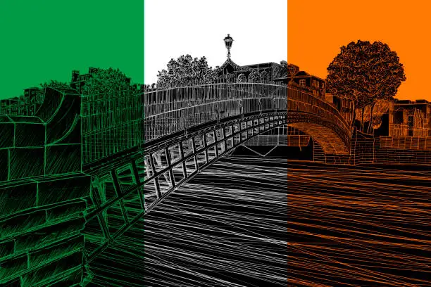 Photo of The most famous bridge in Dublin called 