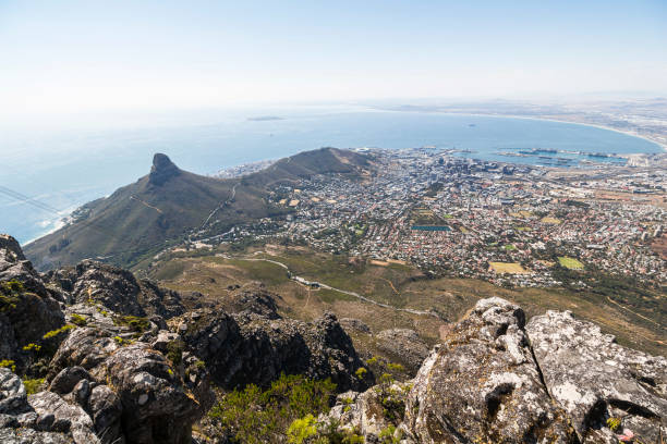 istock View on Cape Town from top of the table mountain 694891488