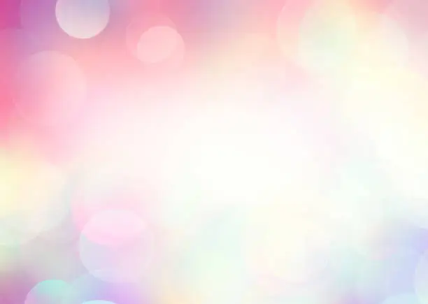 Photo of Pink rainbow blurred background.