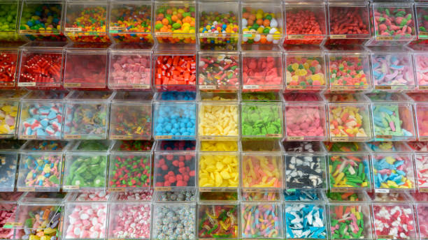 istock Colorful Candies Displayed at Sweet Store 694912766